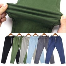 면바지 코디 배기 루즈핏 빅사이즈 허리밴딩 면