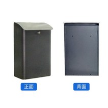 주택용 우체통 벽걸이 다세대 방수 전원주택 우편함 택배 수납함, 스테인리스덥개 형