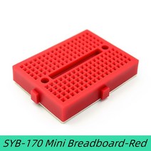 5 개/대 DIY 빵 플레이트 MB-102 브레드 보드 PCB SYB-170, [06] SYB-170 Tie Red, 06 SYB-170 Tie Red