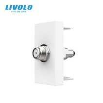 LIVOLO 약전류 소켓 액세서리 컴퓨터 TV 전화 블랭크 모듈 흰색 22.5mm 크기 자유 조합 금속판 없음, SATV, CHINA_Computer