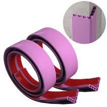 원더파파 에어쿠션 모서리 보호대 35mm, 바이올렛, 2개, 1.2m