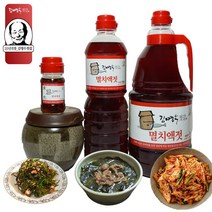 [김명수젓갈][수도권대리점] 멸치액젓 1.8L (16시 이전 주문 당일출고/5만원 이상 구매시 100ml 맛보기병 증정)