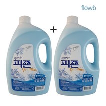 [빨래엔 피죤] 1+1 상쾌한 향기 Premium 블루 비앙카 용기형 3000ml 섬유유연제, 1개
