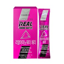 리뉴얼 코오롱 리얼아미노워터 체리, 10포, 7g
