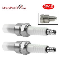 2 스파크 플러그 A7TC C7HSA 용 GY6 50cc 70cc 90cc 110cc 125cc 150cc 스쿠터 ATV 쿼드 오토바이 먼지 핏 자전거