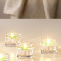 이케아 SINNLIG 신리그 미니향초 30P 그린, 상세페이지 참조