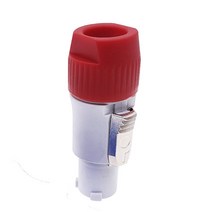 무대 조명 led PowerCon 커넥터 20A 케이블 Speak-ON 250V Powercon 3 핀 스피커 powercon male 플매트 카펫 러그, [02] red-blue body