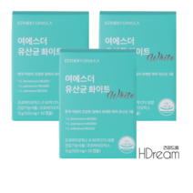 여에스더 질유래 유산균 화이트, 30캡슐, 3박스