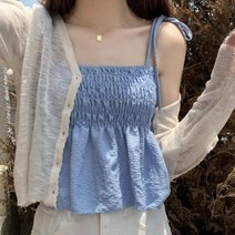 밴딩 민소매 나시티 여름니트나시 데일리룩쇼핑몰