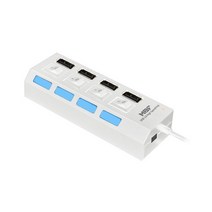 엠비에프 MBF-H04WH USB허브 화이트 (USB2.0 4포트 무전원)