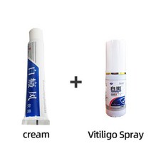 백반증 질환 크림 vitiligo 안료 멜라닌 촉진 도포제 피부 흰 반점 수리 석고, 로즈 레드