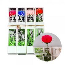 어버이날 스승의날 답례품 비누꽃 카네이션 한송이, 단품