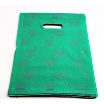 팬시 비닐 봉투 55호.55x65cm 녹색.1봉 100장 스위트백 쇼핑백제작 투명케이스 대형 포장지 팩 크라이프 가방, 1, 1