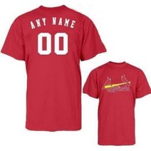 Louis Cardinals Personalized 커스텀 추가 Any Name amp Number 100 % 코튼 티셔츠 복제본 Major League Baseball Jerse