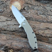 유틸리티나이프 ZT 0562TS 포켓 나이프 G10 티타늄 합금 핸들 야외 유틸리티 사냥 생존 EDC 도구, 02 Desert handle
