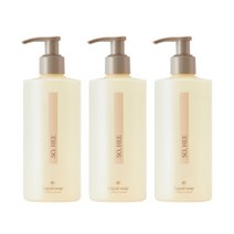 온호프 리퀴드 솝 쏘 희 300ml 3개/플로랄 캔버스 바디워시, 3개