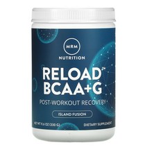 MRM RELOAD BCAA G 분지쇄아미노산 운동 후 리커버리 아일랜드 퓨전 330g (11.6oz), One Color, One Size