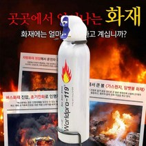 119 가정용소화기 차량소화기 휴대간편 스프레이식 용량 255ml 350ml, (색상랜덤)소형255ml