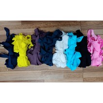 짜투리 땡 원단창고 012101 의류 마감용 스판 접밴드 10마 1세트 8종류 폭 2cm, 톤다운자주