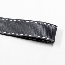 카네이션리본 선물포장리본 꽃포장리본 골지 스티치 리본 (폭 25mm/40mm/50mm 길이 45m), 56(진그레이), 25mm