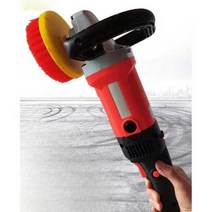 원형 전동 청소솔 휴대용 미니 전자동 자동차 청소, 직경 18cm 칫솔모 2개 전력 2500W