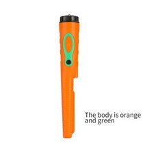 수심측정기 어탐기 미터기 소음측정기 전문가용 방수 금속 탐지기 깊이 수색 골드 파인더 보물 사냥꾼 탐지 핀포인터, Orange and green