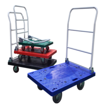 청아컴퍼니 구루마 대차 손수레 핸드카 접이식 카트, 600X400 검정소형, 대차 무소음바퀴