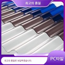 렉산 골판 투명 슬레이트지붕 복층 축사 창고 PC, 투명한, 10x10x1cm