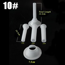 소세지충진기 콜라겐 소시지 케이싱 21/26/30MM 노즐 깔때기 필러 튜브 고기 소세지 메이커 핫도그 주방 기, 06 10
