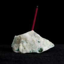 연꽃 불교초 향 촛대 캔들 절 천연 석영 스톤 홀더 치유 마노 퍼플 핑크 화이트 크리스탈 베이스 아로마 테라피 보석 장식 1 개, Phoenix stone