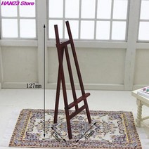 이젤 휴대용이젤 1 pcs 미니 아티스트 나무 장식 triange 아트 이젤 이젤 나무 웨딩 테이블 카드 스탠드 디스플레이 홀더 파티, 1개