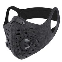 KN95 야외 마스크 1라이딩 먼지 1통기성 1교체 가능한 필터 1걸이식 귀 Ffp2, CHINA_dark gray