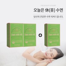잠을자도피곤 잠잘오는법 수면부족 보조제 숙면에좋은 피로누적 몸이피곤할때 영양제 수면질 불편함 개선 수면 시간 증가 입면 시간 감소 잠효율 건강 에 좋은 깊은 꿀잠 락티움 영양제, 2+1(3개월분), 2개