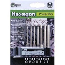 충전임팩 드릴비트 육각렌치세트 1.5mm-6mm 별렌치세트 T15-T40 임팩용빗트, 육각렌치세트(전장110mm)