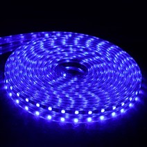 SMD 5050 AC220V LED 스트립 유연한 빛 60leds/m 방수 Led 테이프 전원 플러그 1M/2M/3M/5M/6M/8M/9 10M/15, 17 17 Meter, 03 Blue