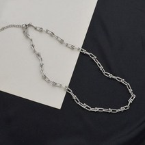 WB ANENJERY Silver Color Geometric U Shape Necklace Bracelet Ring Earring Set For Women Light luxury