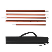 타프폴대 2.9m 차양 지지대 캐노피 천막 대피소 프레임 2022 new 용 경량 접이식 알루미늄 방수포 기둥 스탠드, 중국, 02 290cm Coffee