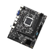 B75M Vh 기가비트 LAN 마더보드 LGA1155 CPU PCle 전체 솔리드 스테이트 마더보드, 22cmx17cm, 검은색, PCB