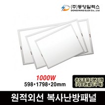동양일렉스 원적외선 복사난방패널 분리형, DEC-1000HP