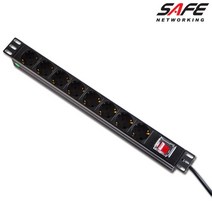 [세이프네트워크] 고용량 멀티탭 PDU 250V [8구/4000W/2M(HPS-8PDU-16A)]