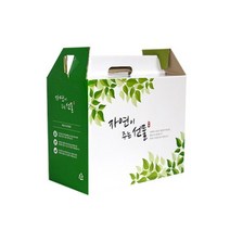 [구원상회] 자체제작 한약박스 자연이주는선물(소) 50장 _232012EA, #쿠팡2 본상품선택