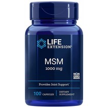 라이프익스텐션 MSM 식이유황 엠에스엠 100정 2병, 2개