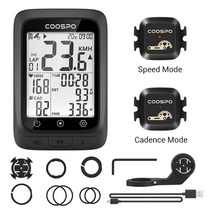 자전거속도계 자전거네비게이션 CooSpo-BC107 IPX67 GPS 자전거 컴퓨터 무선 블루투스 센서 Stra Ant + 동, 05 Black Group 6