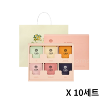 오설록 티 블라썸 세트 + 쇼핑백, 6종 티 SET + 쇼핑백, 10세트