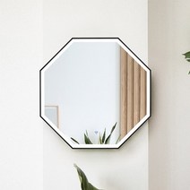 LED 간접 비비안 8각 거울 700x700, LED조명 없음, 골드