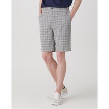 [20SS 헤지스 남성]그레이 체크 면혼방 바지HZPA0B515G2