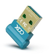 XDO 데스크탑 PC용 USB 블루투스 5.3 어댑터 실제 플러그 앤 플레이 미니 EDR 동글 수신기 및 송신기 노트북 컴퓨터 윈도우 11/10/8.1용 그린236, green-235