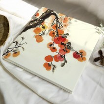 감 나무 그림 캔버스 액자 생기 그림 개업식 선물 사무실 금전운 풍수 인테리어, 13 유지경성 감나무