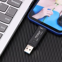 블랙박스sd카드리더기 microsd 멀티 유심칩 nfc 고속 OTG 카드 판독기 USB 사무실 돌보는 컴퓨터 TFMirco SD TypeC 플래시 3 in 1 드라이브 어댑터, 단일옵션