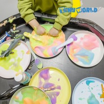 [타이니월드] 터프트레이스마트 테이블 오감 촉감 유아 미술 놀이 책상 모래 물 판 역할, 단품